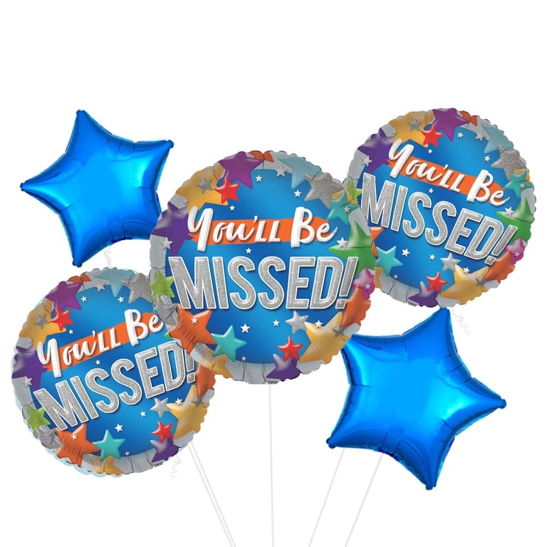 You'll Be Missed Foil Balloon