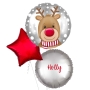 Festive Reindeer Balloon Personalised