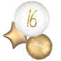 Elegant Sparkle White 16 Foil Balloon bunch 3