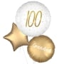 Elegant Sparkle White 100 Foil Balloon Bunch 3