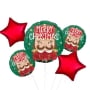 Nutcracker Workshop Foil Balloon bunch 5