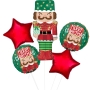 Nutcracker Workshop SuperShape Foil Balloon bunch 5