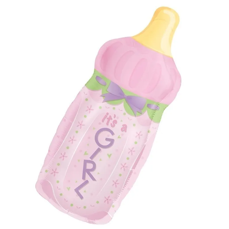 Large Baby Bottle Girl Balloon