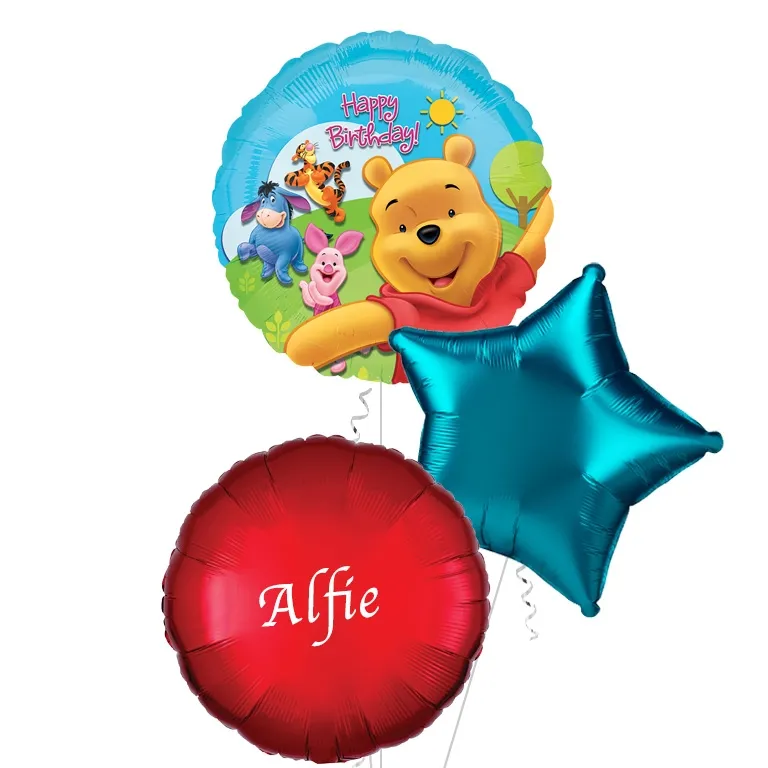 Pooh and Friends Happy Birthday Foil Balloon
