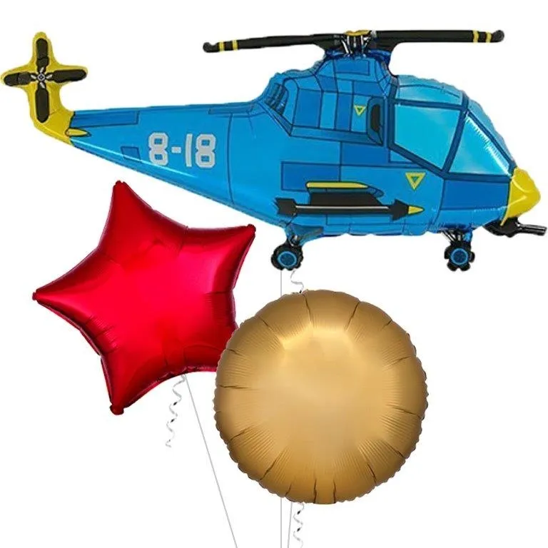 Helicopter Supershape Balloon