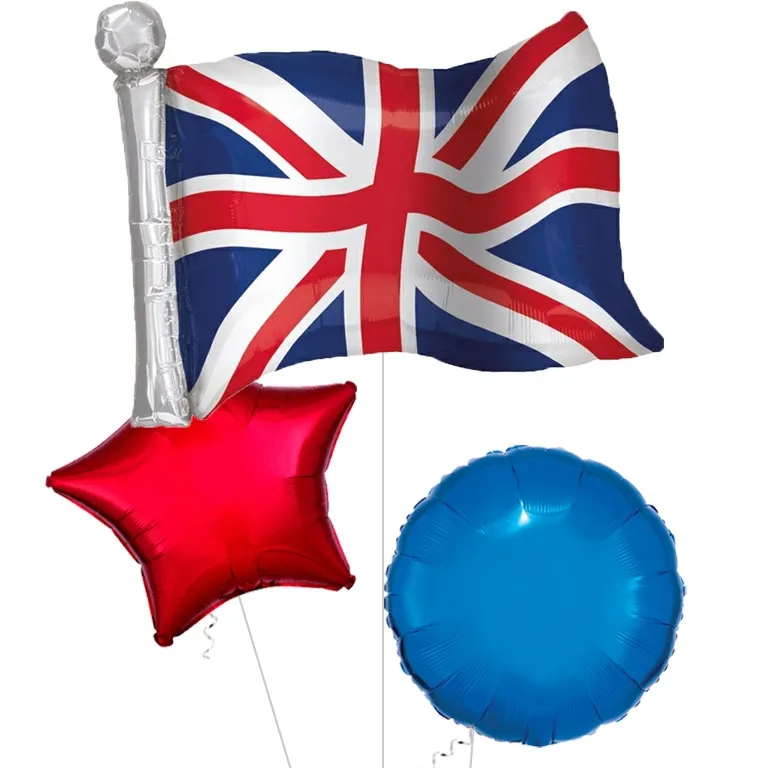 Union Jack Flag Supershape Balloon