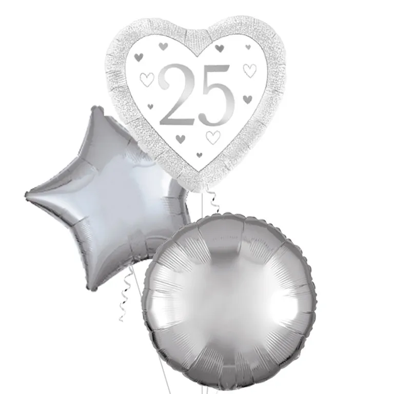 25 years Heart Shaped Balloon
