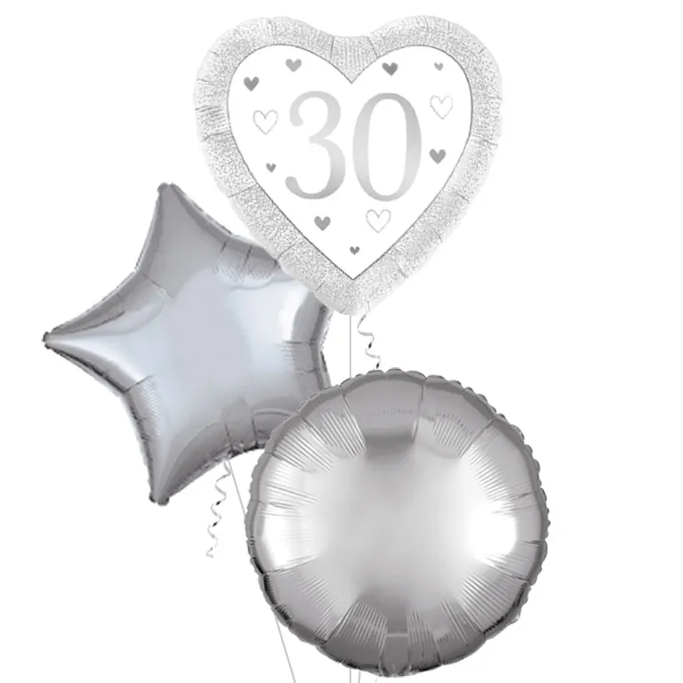 30 years Heart Shaped Balloon