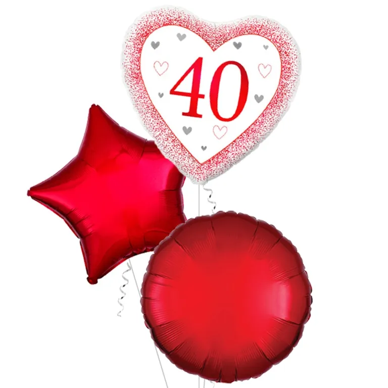 40 years Heart Shaped Balloon