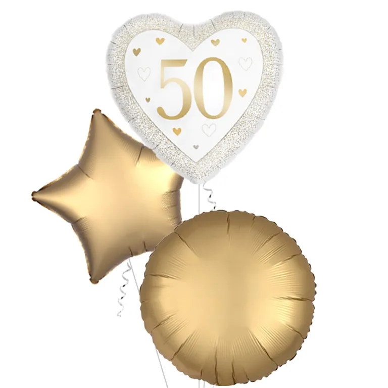 50 years Heart Shaped Balloon