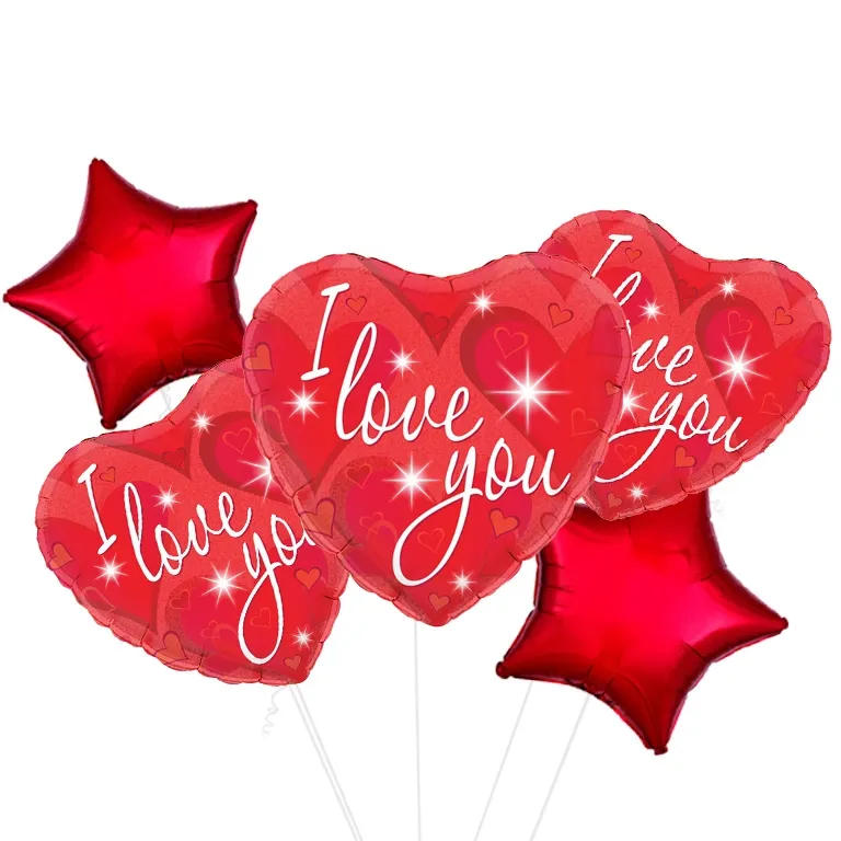 Holo Sparkles I Love You Foil Balloon