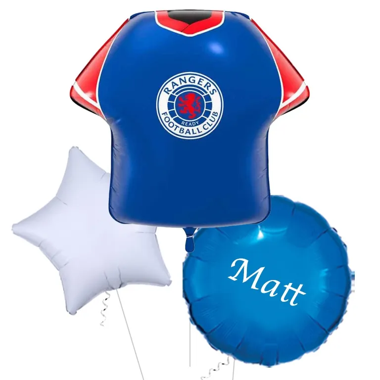 Rangers FC Jersey Shaped Foil Balloon