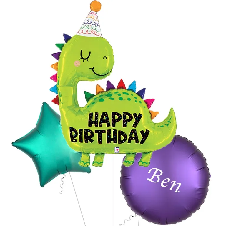 Dinosaur Supershape Birthday Balloon