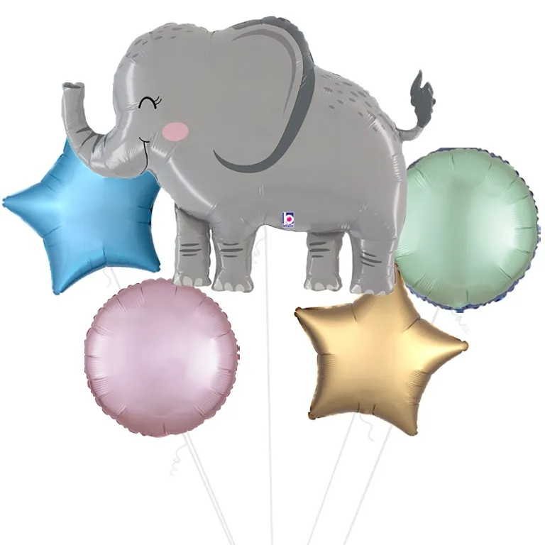 Jungle Elephant Foil Balloon 