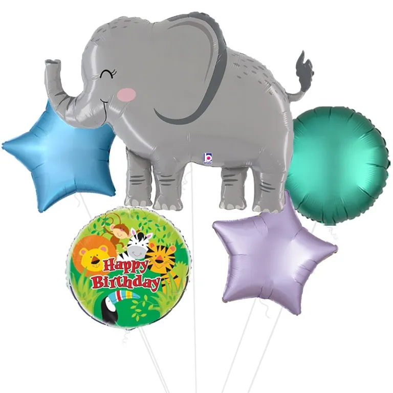 Happy Birthday Elephant Balloon Bouquet
