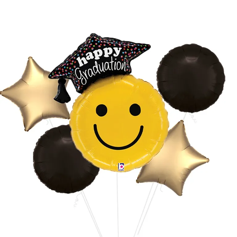 Graduation Smiling Supershape Balloon