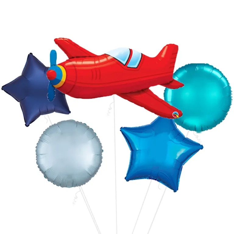 Red Airplane Balloon
