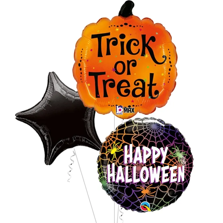 Trick or Treat Pumpkin Fun Foil Balloon