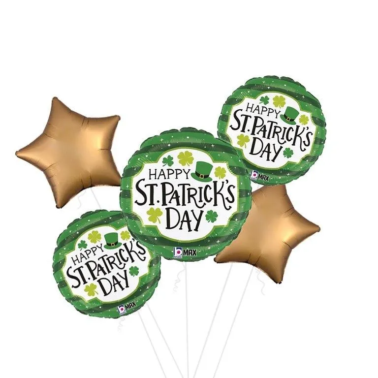St. Patricks Day Lucky Clover Balloon