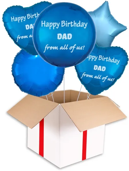 Personalised Blue Orbz Balloon