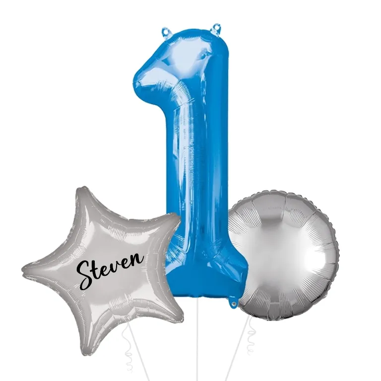 Large Blue Shape Balloon No 1