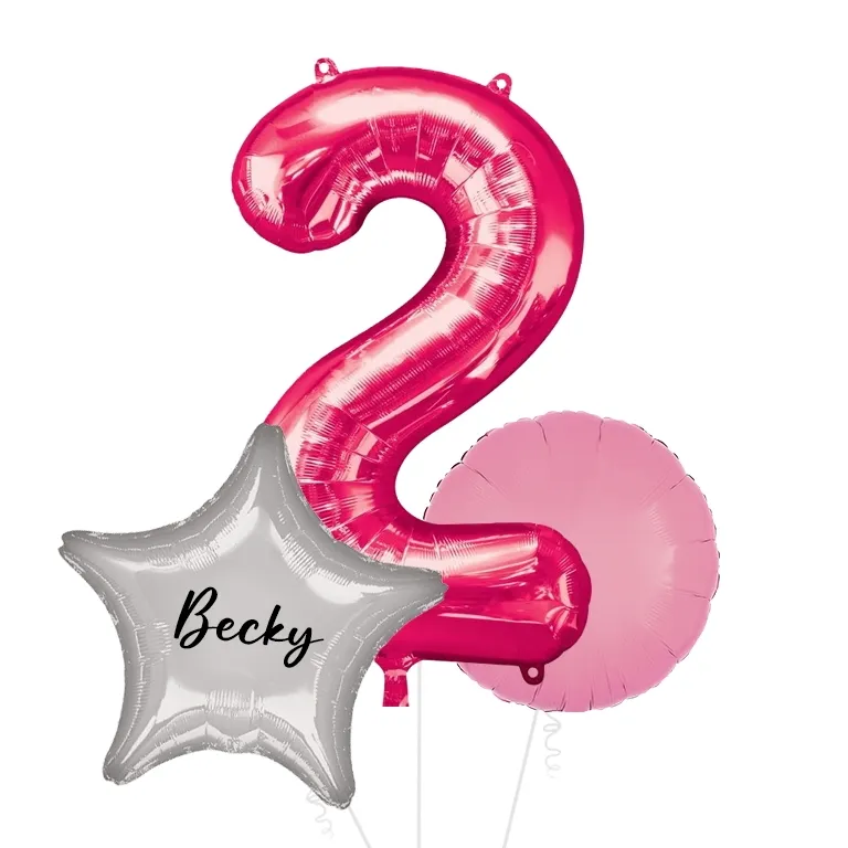 Large Pink Shape Balloon No 2