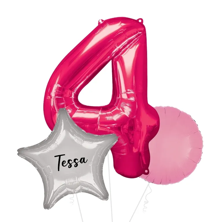 Large Pink Shape Balloon No 4