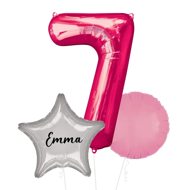 Large Pink Shape Balloon No 7