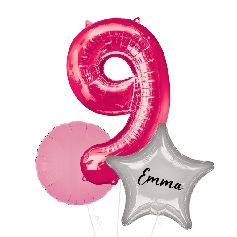 Large Pink Shape Balloon No 9
