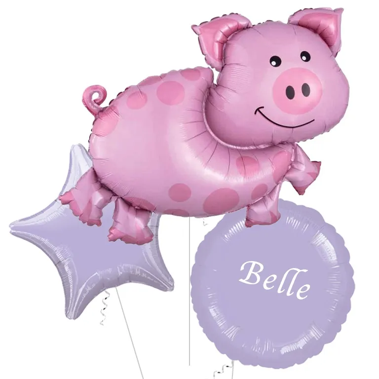 Playful Pig Supershape Balloon