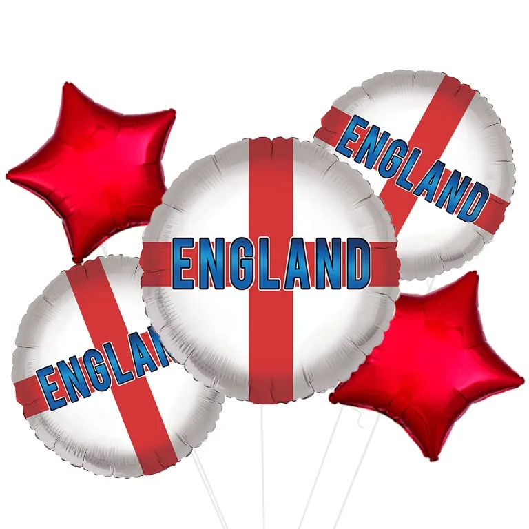 England Flag Foil Balloon