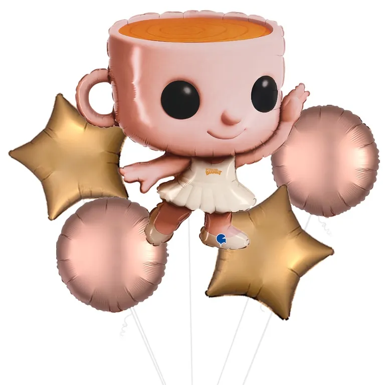 Brainrot Ballerina Cappuccina Foil Balloon