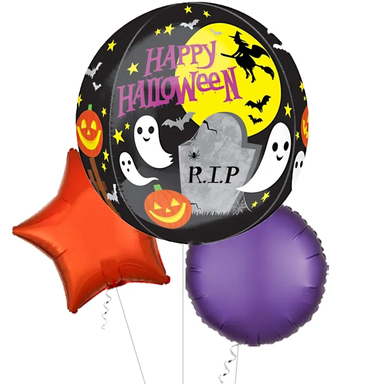 Happy Halloween Orbz Balloon