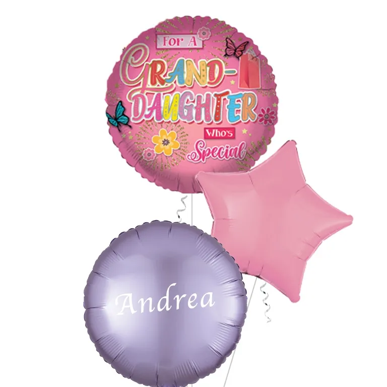 For A Special Granddaughter Foil Balloon