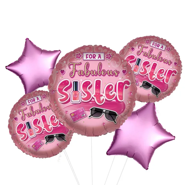 For A Fabulous Sister Foil Balloon