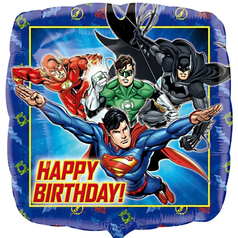 Square Justice League Balloon