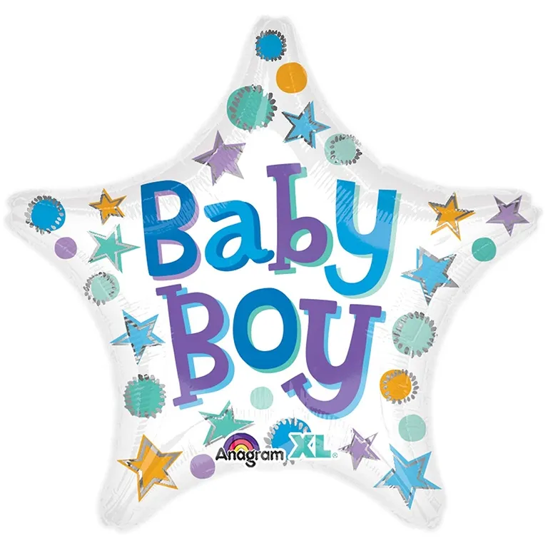Baby Boy Star Balloon