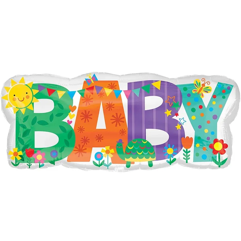 Baby Letters Supershape Balloon