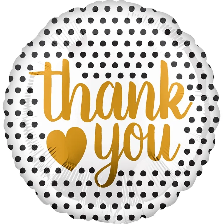 Thank You Polka Dot Balloon