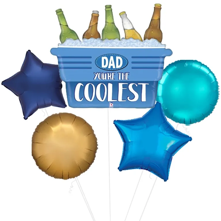 Coolest Dad Cooler Supershape Balloon