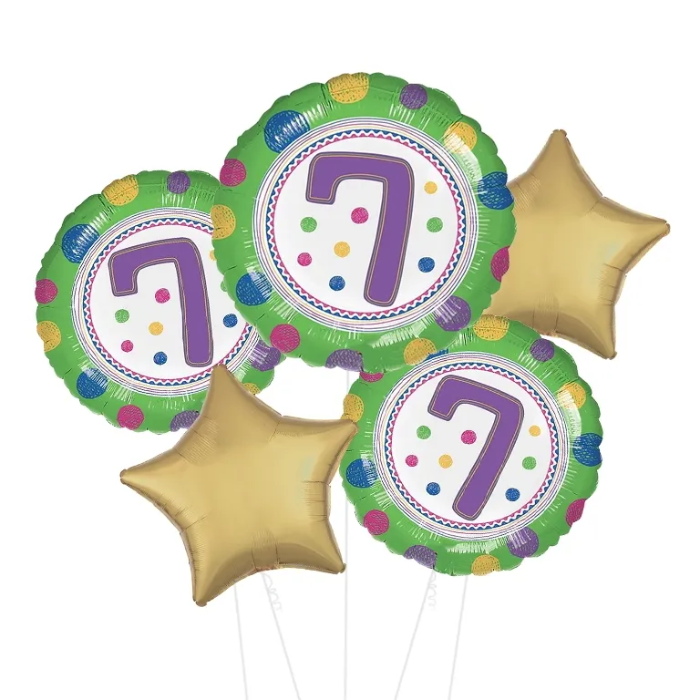 SpotOn 7th Happy Birthday Balloon