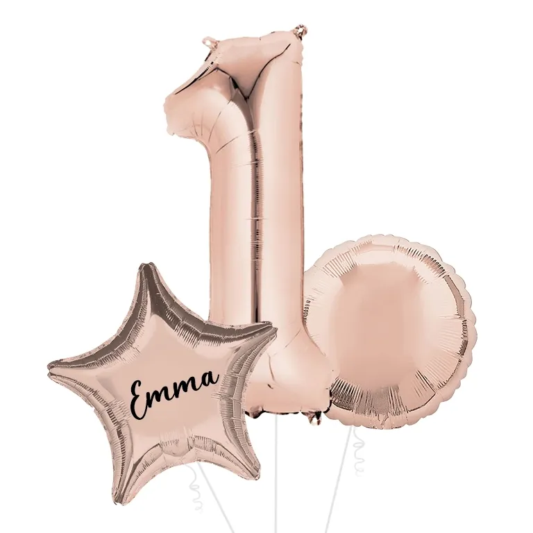Large Rose Gold Shape Balloon No 1
