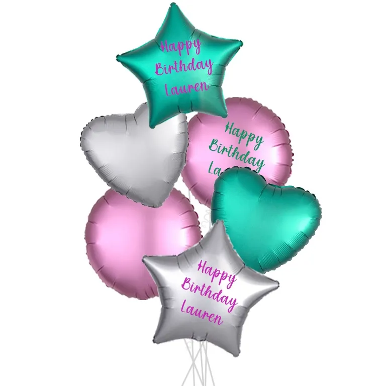Personalised Prom Mix Satin Party Bouquets