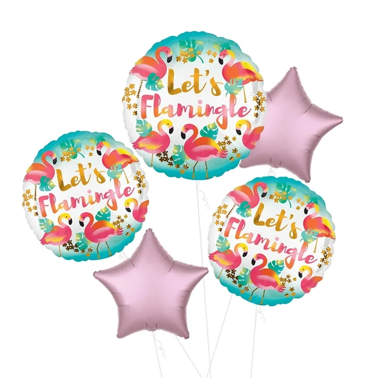 Lets Flamingle Flamingo Balloon
