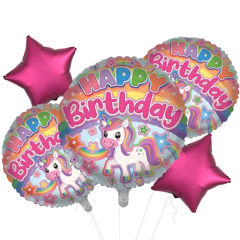 Special Celebrations Happy Birthday Unicorn Foil Balloon