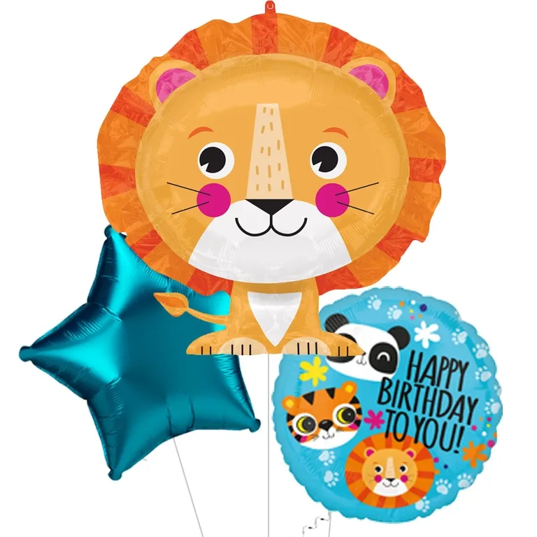 Lion SuperShape Balloon Bouquet