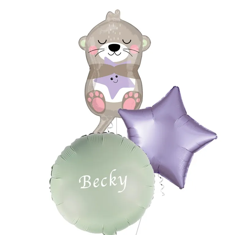 Otterly Adorable Junior Shape Foil Balloons