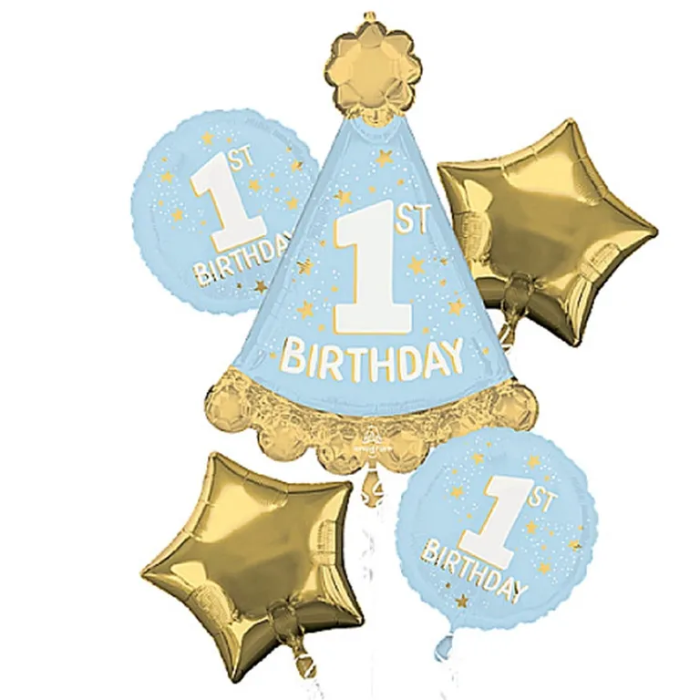 Little Mister One-derful Birthday Balloon Bouquet