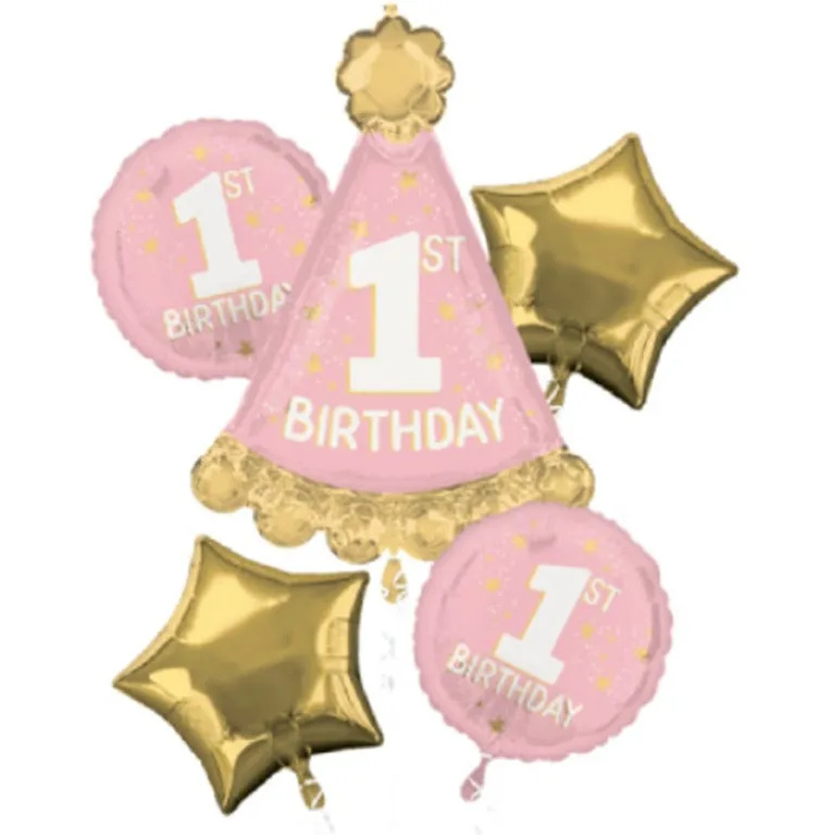 Little Miss One-derful Birthday Balloon Bouquet