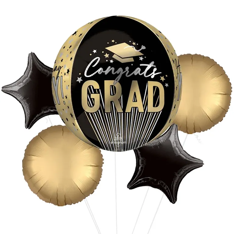 Stripes On Stripes Grad Orbz Balloon